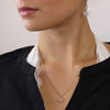 Pom Faux Gold Simple Deco Crystal Fan Elongated Hoop Earrings Pom Faux Gold Simple Deco Crystal Fan Elongated Hoop Earrings