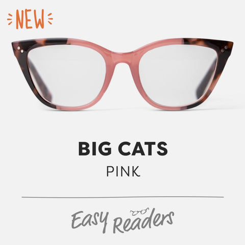 Easy Readers Metal Cats Eye Tortoiseshell Reading Glasses
