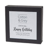 Cotton and Grey 'Just to Say' Candles With Ceramic Holder Cotton and Grey 'Just to Say' Candles With Ceramic Holder