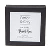 Cotton and Grey 'Just to Say' Candles With Ceramic Holder Cotton and Grey 'Just to Say' Candles With Ceramic Holder