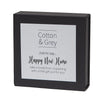 Cotton and Grey 'Just to Say' Candles With Ceramic Holder Cotton and Grey 'Just to Say' Candles With Ceramic Holder