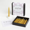 Cotton and Grey Candles and Holder Lovely Friend  Cotton and Grey Candles and Holder Lovely Friend