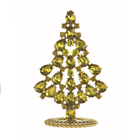 Crystal Tear Drop Tree Ornament from Hot Tomato
