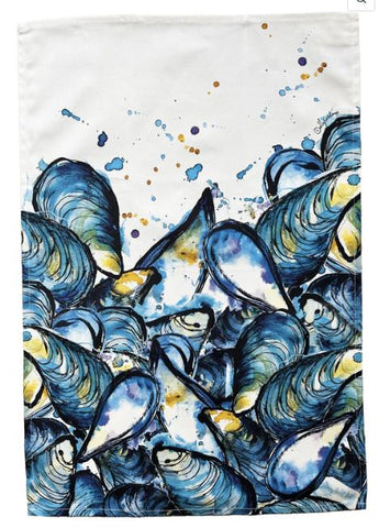 Dollyhotdogs Mussels Tea Towel