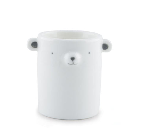 East of India Round Animal Pot - Bear