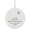 East of India Sheep Hanging Decoration - 'Love you to the moon...' East of India Sheep Hanging Decoration - 'Love you to the moon...'