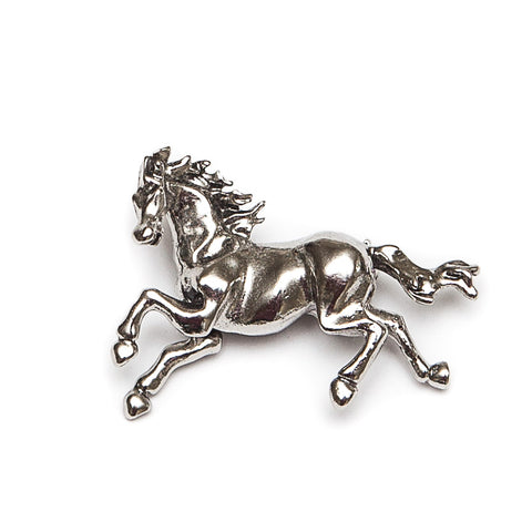 Vintage Running  Horse Brooch