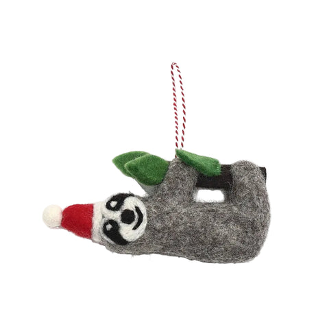 Gringo Felt Sloth Hanging Decoration