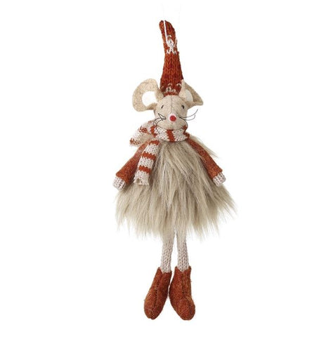 Heaven Sends Fluffy Felt Mouse In Dress