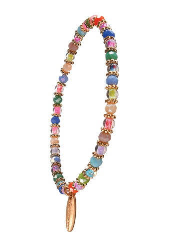 Hot Tomato Bevy of Beads Solo String Bracelet