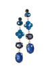 Hot Tomato Byzantine Cross Drops Gold Cobalt Hot Tomato Byzantine Cross Drops Gold Cobalt