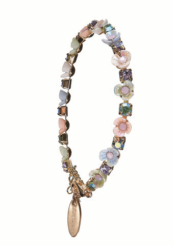 Hot Tomato Flower Chain Bracelet Sorbet colours