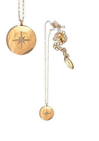 Hot Tomato North Star Pendant Necklace