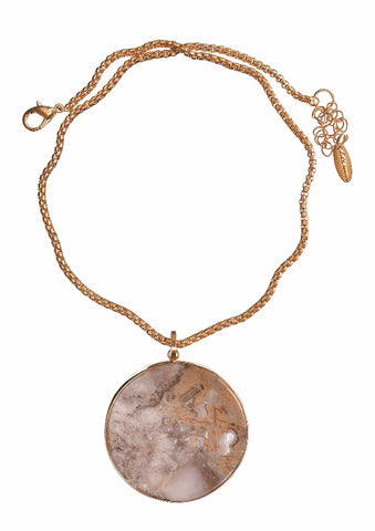 Hot Tomato Planet Pendant Necklace