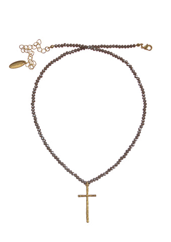Hot Tomato A Fine Cross Necklace