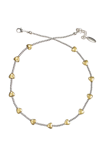 Hot Tomato Hearts Captured Necklace