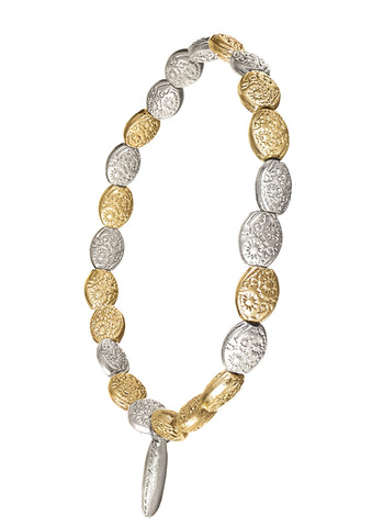 Hot Tomato Sunshine Emblem Prospect Beads Bracelet