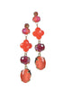 Hot Tomato Byzantine Cross Drops - in Vibrant Blue or Orange Hot Tomato Byzantine Cross Drops - in Vibrant Blue or Orange