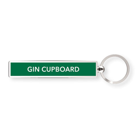 IF Show Offs 'Gin Cupboard' Metal Keyring