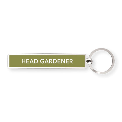 IF Show Offs 'Head Gardener' Metal Keyring