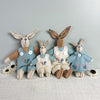 East of India Little Felt Girl Rabbit in Blue Embroidered Jacket East of India Little Felt Girl Rabbit in Blue Embroidered Jacket