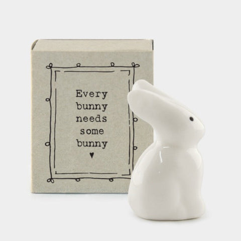 East of India Ceramic Matchbox Bunny