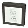 Cotton and Grey 'Just to Say' Candles With Ceramic Holder Cotton and Grey 'Just to Say' Candles With Ceramic Holder