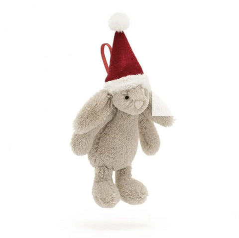 Jellycat Bashful Christmas Bunny  Decoration Hanging