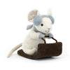 Jellycat Merry Mouse Sleighing Jellycat Merry Mouse Sleighing