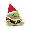 Jellycat Santa Ricky Rain Frog Jellycat Santa Ricky Rain Frog