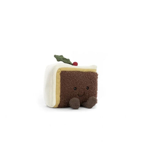 Jellycat Amuseable Slice Of Christmas Cake