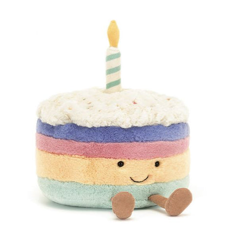 Jellycat Amuseable Rainbow Birthday Cake (Large)