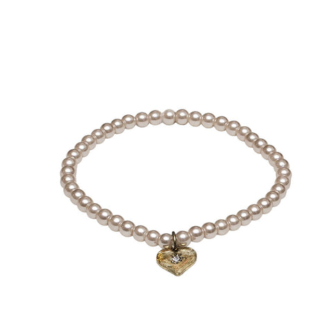 Lovett Faux Pearl Stretch Bracelet