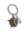 Metalmorphose Barbecue and Tongues Keyring Metalmorphose Barbecue and Tongues Keyring