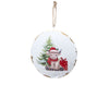 Round Metal Hanging Christmas Decoration Selection Round Metal Hanging Christmas Decoration Selection