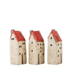 LED Illuminated Decorative Ceramic Houses LED Illuminated Decorative Ceramic Houses