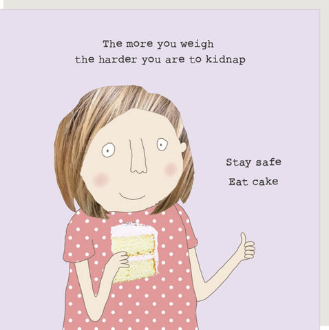 Stay Safe Greeting Card from Rosie Made a Thing