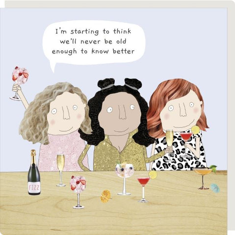Know Better Birthday Greeting Card from Rosie Made a Thing
