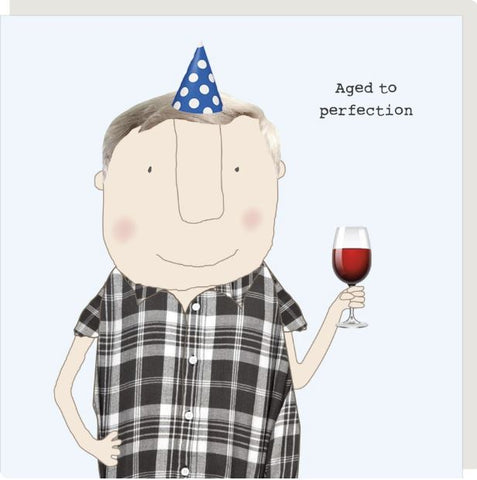 Perfection Birthday Greeting Card from Rosie Made a Thing