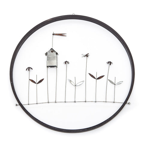 Sarah Jane Brown Large Hoop Sculpture 'In the Garden'