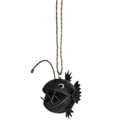 Shoeless Joe Angler Fish Hanging Decoration