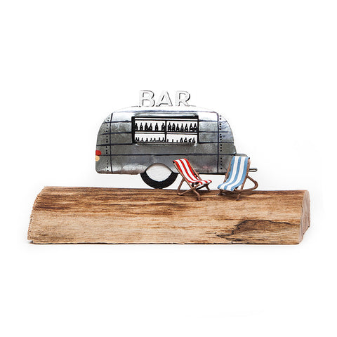 Shoeless Joe Chillax Bar Scene on Plinth