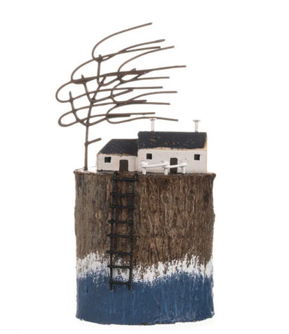Shoeless Joe Croft on a Cliff Decoration