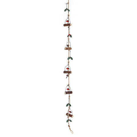 Mini Robin Garland Christmas Decoration from Shoeless Joe