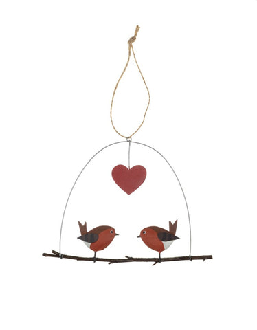 Shoeless Joe Robin Love on Perch