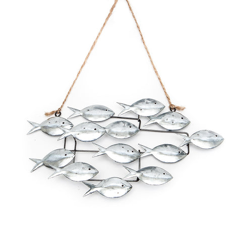 Shoeless Joe School of Lagoon Fish Hanging Decoration