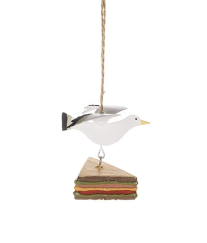 Shoeless Joe Seagull Steals Sandwich