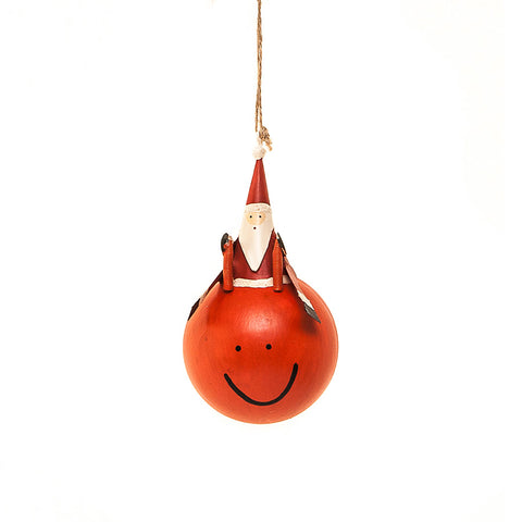 Space Hopper Santa Hanging Christmas Decoration from Shoeless Joe