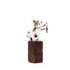 shoeless joe brown and black spotted cat with one fish shoeless joe brown and black spotted cat with one fish