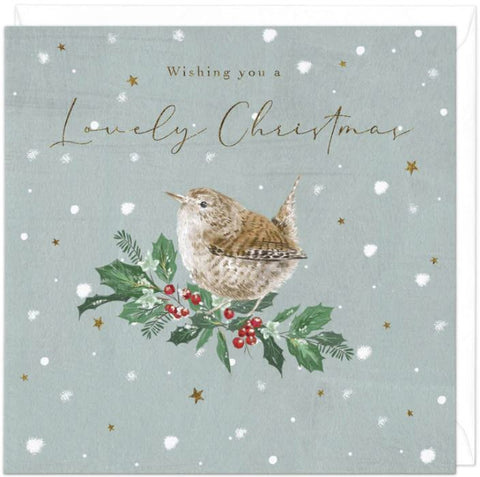 Snow Wren Christmas Card